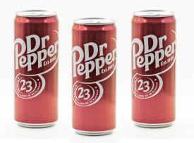 Набор напиток безалкогольный газированный Dr.Pepper 23 330 мл ж/б 3шт.