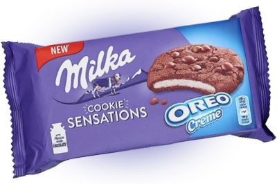 Печенье Milka Sensation Oreo Creme 156 гр