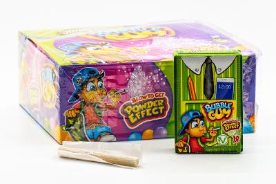 Жвачка Карандаш с эффектом пудры Color Pencil Gum Johny Bee 35 грамм