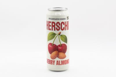 Напиток безалкогольный газированный HERSCHI Cherry Almond со вкусом Вишни и Миндаля 450мл ж/б