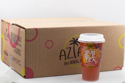 Напиток б/а негаз. Aziano Bubble Tea со вкусом Личи и Джус болами со вкусом Манго (Россия) 450мл