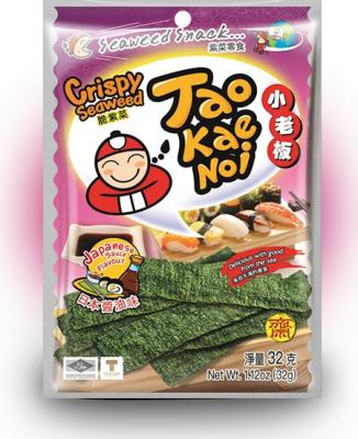 TAO KAE NOI Crispy Seaweed Japanese Sauce Flavour Японский соус 32 грамма