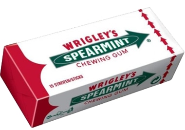 Жевательная резинка Wrigley Gum Spearmint 15 Пластинок